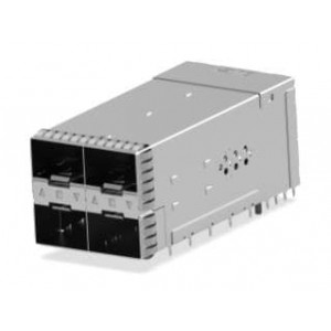 1-2343522-9, Соединители для ввода/вывода SFP56 STACKED 2X2 RECEPTACLE ASSEMBLY