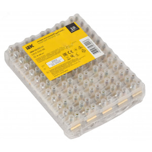 Колодка клеммная ЗВИ-15 4-10кв.мм 12 пар ПВХ полиэтилен UZV1-015-06