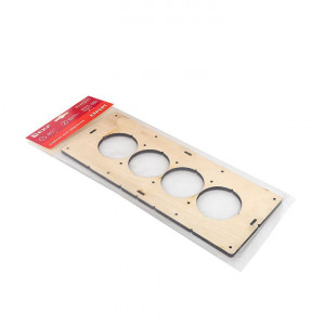 Шаблон для подрозетников c 4 отв. диам. 68 мм EKF Expert sh-d68-4