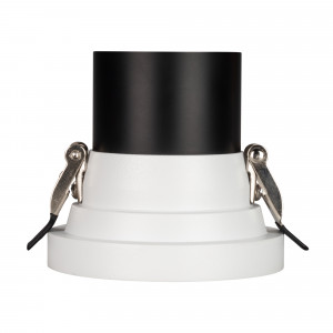 Светильник MS-VOLCANO-BUILT-R82-10W Warm3000 (WH, 38 deg, 230V) 033663, Встраиваемый светильник даунлайт. Мощность 10 Вт, св. поток 875 лм, 88 лм/Вт, теплый 3000 K, CRI>90, UGR<16, угол 38°, напряжение питания 230 В. Белый круглый корпус из алюминия, степень защиты IP20. Размер: диаметр 82 мм, высота 76 мм. Монтаж встраиваемы