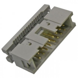 IDM-16, Разъем IDC, вилка на плоский шлейф, 16 контактов