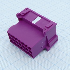 1-967630-3, AMP Автомобильные разъемы 21P 2TAB PLUG BROWN CONNECTOR HOUSING