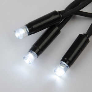 Гирлянда светодиодная с контроллером 10м 120 светодиодов Провод черный ULD-S1000-120/DBA WHITE IP67 UL-00005264