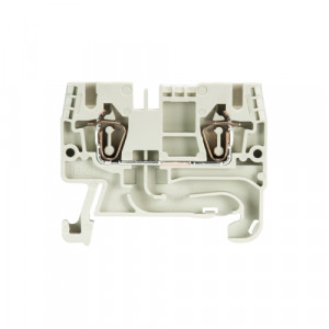 Проходная клемма WKFN 2,5 /35, Проходная клемма, тип фиксации провода: пружинный, номинальное сечение: 2,5 мм кв., 24A, 800V, ширина: 5 мм, цвет: серый, тип монтажа: DIN35