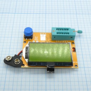 Тестер LCR-T4 универсальный, Измеряет R, L, C, ESR. Определяет основные параметры диодов и транзисторов. Определяет цоколевку тиристоров и симисторов.
