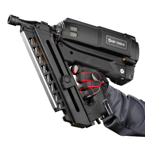 Газовый монтажный пистолет GCN-90 серия ПРОФИ, Газовый монтажный пистолет для гвоздей по дереву длиной до 90 мм