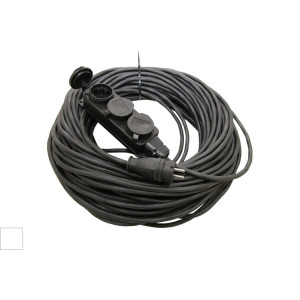 Удлинитель-шнур силовой каучук УШз16-103 IP44 3 гнезда с/з, 50м КГ 3х1,5 SQ1302-0350