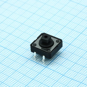 L-KLS7-TS1204-7.3-160, Кнопка тактильная 12х12х7.3мм 160гр 0.05А 12В 100000 циклов монтаж в отверстие