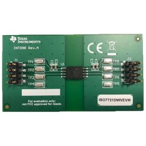 ISO7721DWVEVM, Средства разработки интерфейсов ISO7721DWV High Speed;Robust EMC Two-Channel Digital Isolator Evaluation Module