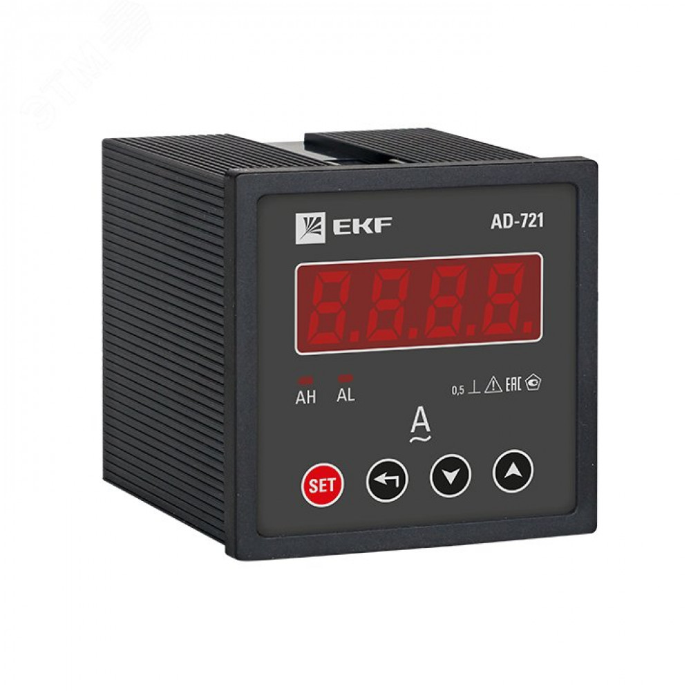 Изображение товара Цифровой амперметр AD-721 1ф 72x72 от EKF