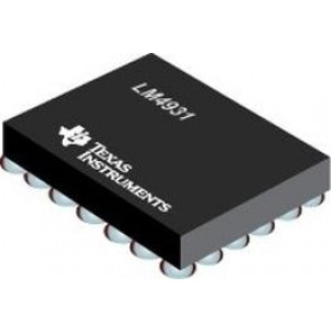 LM4931ITL/NOPB, Интерфейс - кодеки Audio Subsystem with Mono High Efficiency Loudspeaker and Stereo Headphone Amplifiers 42-DSBGA -40 to 85