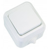 Переключатель проходной 1-кл. ОП 10А IP44 п/герм. бел. 18303