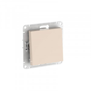 ATLASDESIGN 1-клавишный ВЫКЛЮЧАТЕЛЬ, сх.1, 10АХ, быстрозажимные клеммы, БЕЖЕВЫЙ ATN000211S