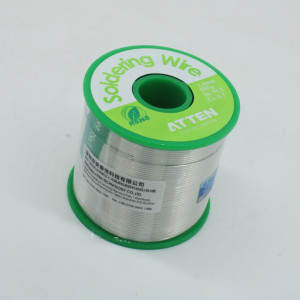 TS-99.3A500 Sn99.3 Cu0.7 1.0мм 500г, Бессвинцовый трехканальный трубчатый припой с флюсом 2.2% ROL0, температура плавления 217-220°С