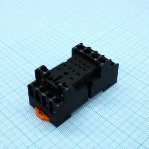 DPKF14A-F3-00A(H), Колодка для реле DRPE-4C, 4 группы контактов, винтовая фиксация, 300V, 10A, серия DPKF