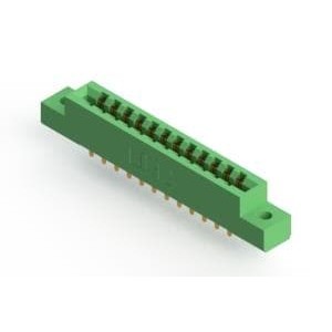 305-024-521-202, Стандартные краевые разъемы 24P .156" x .140" Green