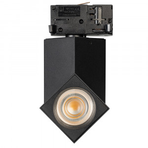 Светильник LGD-TWIST-TRACK-4TR-S60x60-12W Warm3000 (BK, 30 deg) 026468(1), Светильник подвесной для треков/шин 4 провода, 12Вт. Цвет свечения ТЕПЛЫЙ 3000K, световой поток 1000лм, CRI>90, угол свечения 30°, угол регулировки наклона 90°, угол поворота 355°. Корпус прямоугольный, металл, цвет черный, IP40. Размер LxWxH 60x60x195мм.