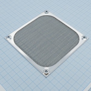 K-MF12E-4HA, Решетка для вентилятора с фильтром, металл, 120х120мм