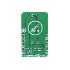 MIKROE-3342, Инструменты разработки температурного датчика Temp&Hum 10 Click