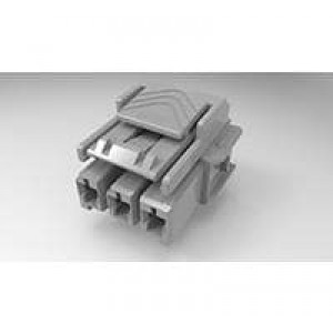7-1971773-3, Проводные клеммы и зажимы 1x3 plug housing Key C lgr
