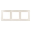Рамка для розеток и выключателей Серия 12 12-5103-15 на 3 поста, Сатин, перламутр Б0052528