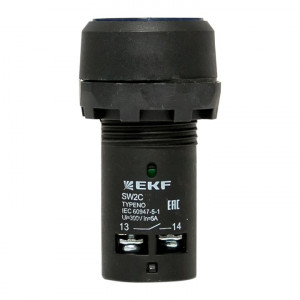 Кнопка SW2C-10D с подсветкой синяя NO PROxima sw2c-md-b