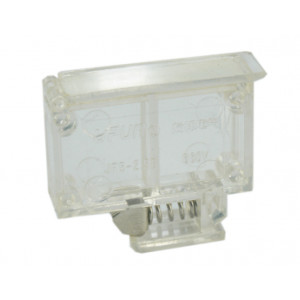 Держатель маркировки JF5-2.5B, Держатель маркировки, пластик, узкий, прозрачный