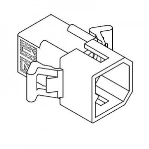 46999-0652, Проводные клеммы и зажимы 093 Pwr Conn Plug PMT PreBent 4CKT