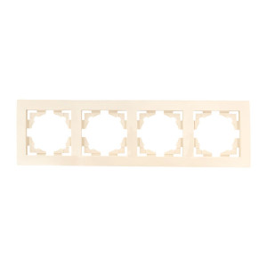 Рамка 4-м Валенсия крем. PROxima EWM-G-304-20
