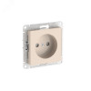 Изображение товара ATLASDESIGN РОЗЕТКА без заземления со шторками, 16А, быстрозажимные клеммы, БЕЖЕВЫЙ ATN000249S