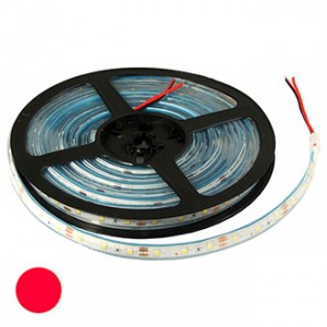 2835 300LED IP68 12V RED, LED-лента/ красный/ 630nm/ 60LED на метр/ U=12V герметичная