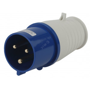 Вилка переносная 023 2Р+РЕ 32А 220В IP44 (10/60/1440) Б0032852