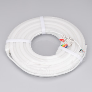 Лента герметичная MOONLIGHT-SIDE-B84-12x24mm 24V RGB (12 W/m, IP68, 5m, wire x2) 042751, Гибкая герметичная лента (неон серии MOONLIGHT), сечение 12х24 мм. Светодиоды SMD5060 84 шт/м. Цвет свечения RGB, угол излучения 115°. Мощность 12 Вт/м, питание 24 В. Класс пылевлагозащиты IP68. Размеры 5000х12х24 мм. Мин. отрезок 83 мм. Горизонтальный из