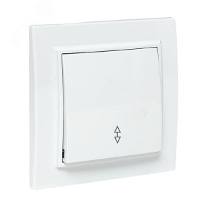 Переключатель проходной 1-кл. СП Минск 10А IP20 бел. Basic ERV10-025-10