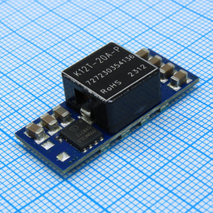 K12T-20A-P, Преобразователь DC/DC неизолированный вход 12В регулируемый выход 0.6...5.0В 2А максимум -40°С...+85°С