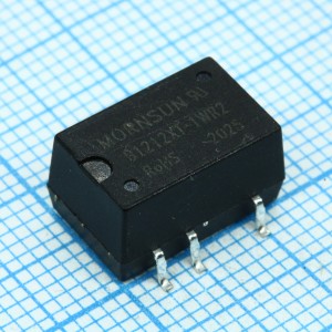 B1212XT-1WR2, DC/DC преобразователь, 1Вт, вход 10.8-13.2В, выход 12В/84мА