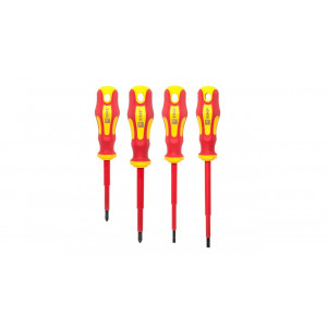 Набор изолированных отверток PH1 PH2 SL4 SL5,5 (крестовые, шлицевые) EKF MASTER