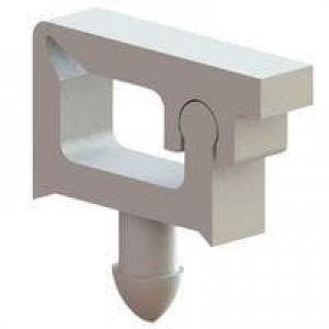 MWSLT-1-19, Кабельный монтаж и принадлежности Micro Wire Saddle,Lck Top,Natural, Micro Wire Sdl,Lck Top,Nat,1K/Bag