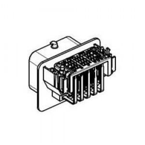 98997-1002, Автомобильные разъемы CMC HEADER W/ PIN TERM RA T4 BLK 53P