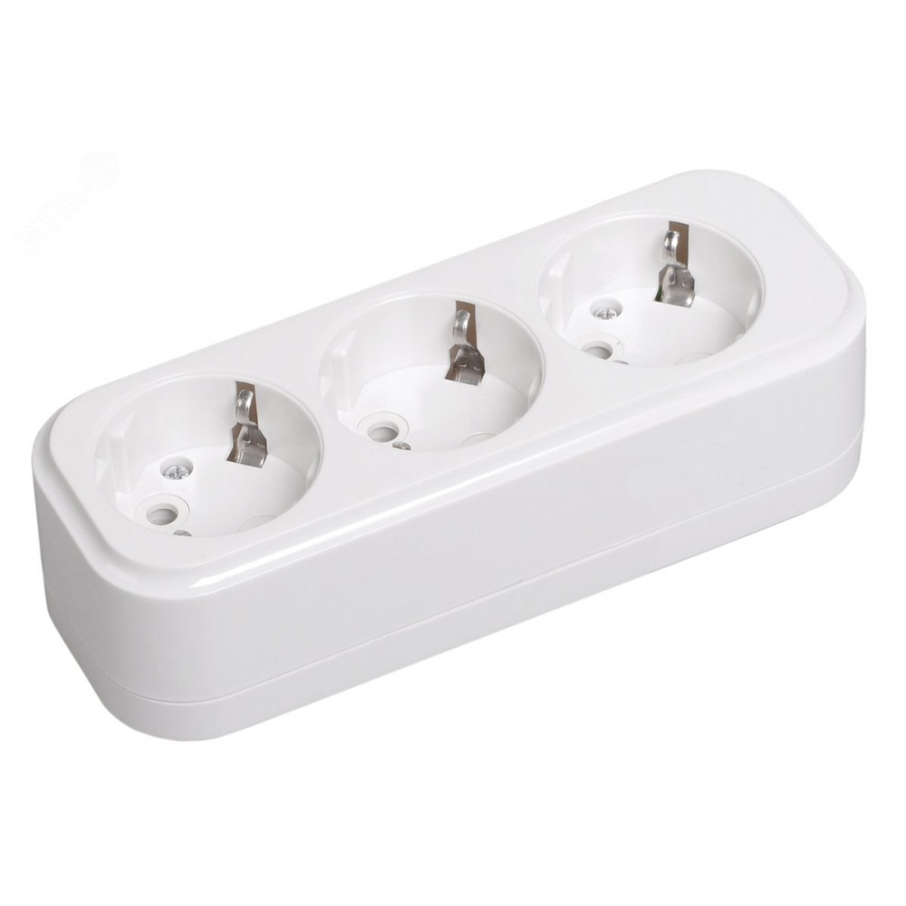 Изображение товара Разборная переносная розетка на 3 места CLASSIC KYP11-16-03-00-Z