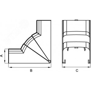 Угол внутренний 70х22 мм, изменяемый (75-115°) 07251