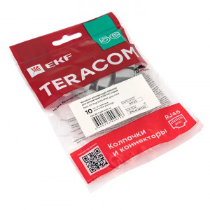 Колпачок изолирующий TERACOM для коннекторов RJ-45 PVC серый (упак.10шт) [TRC-BT-RJ45-PVC-10]