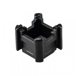 Держатель шины WST H 10x3/6x6, Держатель шины 10x3 / 6x6, пластик, цвет: черный