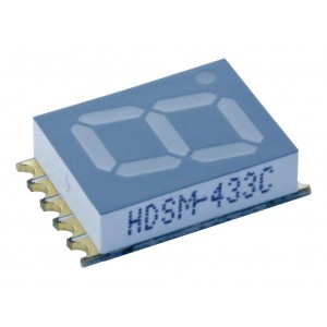 HDSM-281C, S4 Индикатор светодиодный SMT PCB,0.28S,AlInGaP красный, общий анод