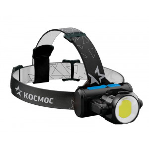 Фонарь аккумуляторный налобный XPE 3Вт COB 5Вт аккум. LI-on 1.2А.ч ЗУ Micro USB KOCH5WLi-On