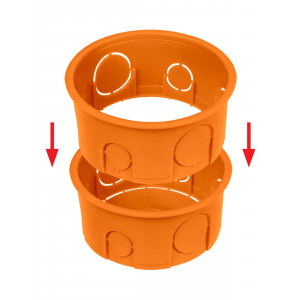 Распаячная коробка СП D80х40мм, крышка, IP20, SQ1402-1007