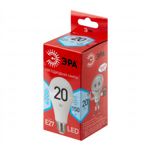 Лампа светодиодная RED LINE LED A65-20W-840-E27 R 20Вт A65 груша 4000К нейтр. бел. E27 Б0049637