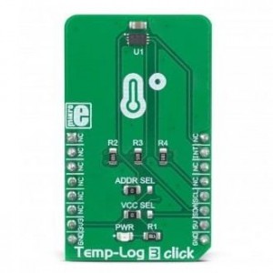 MIKROE-3326, Инструменты разработки температурного датчика Temp-Log 3 Click