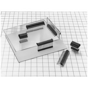 MDF7-10S-2.54DSA(56), Межплатные и промежуточные соединители 10P SNG ROW RECEPT STRT T/H BTM ENT CON