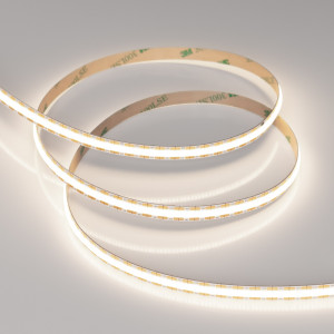 Лента COB-X528-8mm 12V Day4000 (11 W/m, IP20, CSP, 5m) 037858, Лента COB сплошной засветки без видимых светодиодов. Кристаллы CSP 528 шт/м. Цвет свечения ДНЕВНОЙ 4000K, индекс цветопередачи CRI>90, угол 170°. Мощность 11 Вт/м, питание 12 В. Размеры 5000х8х1.6 мм. Мин.отрезок 7.58 мм, 4 светодиода. 3M скотч для устано